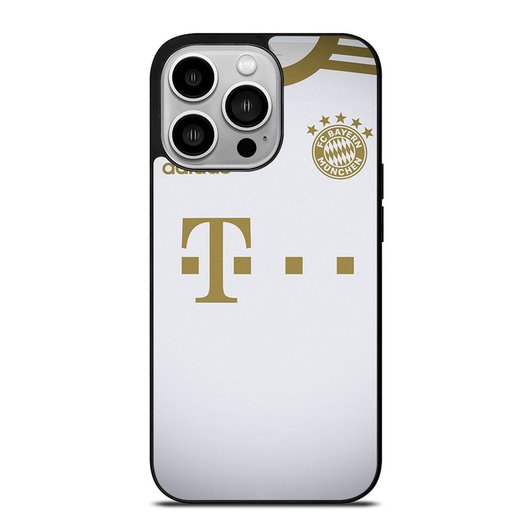 BAYERN MUNCHEN LOGO AWAY JERSEY FOOTBALL iPhone 14 Pro Case Cover BAYERN MUNCHEN LOGO AWAY JERSEY FOOTBALL iPhone 14 Pro Case Cover