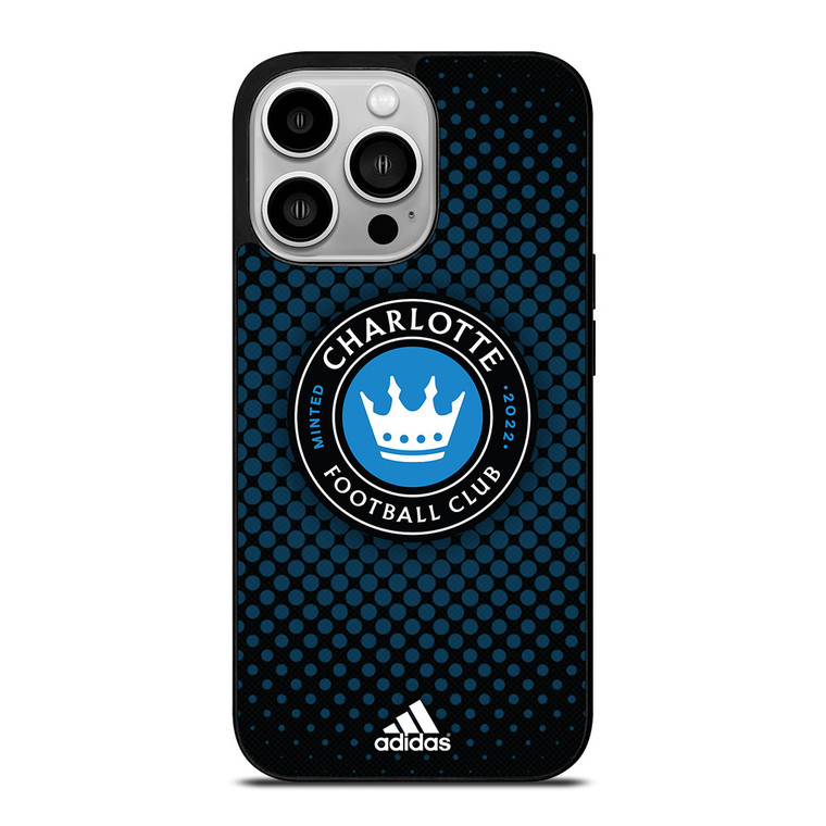CHARLOTTE FC SOCCER MLS ADIDAS iPhone 14 Pro Case Cover