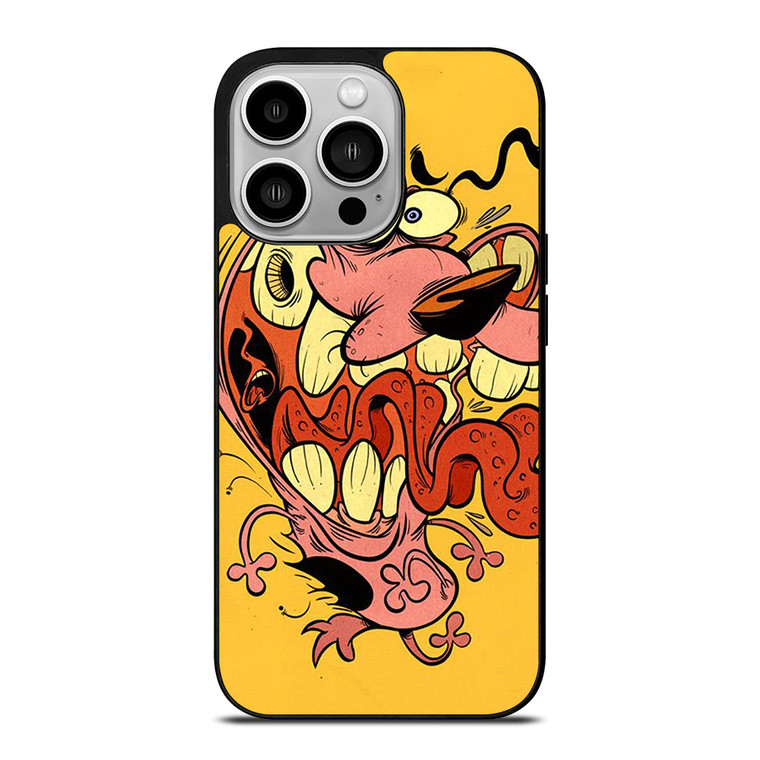 COURAGE THE COWARDY DOG CARTOON iPhone 14 Pro Case Cover