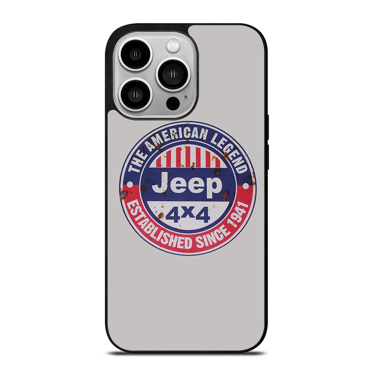 JEEP THE AMERICAN LEGEND 1941 iPhone 14 Pro Case Cover JEEP THE AMERICAN LEGEND 1941 iPhone 14 Pro Case Cover