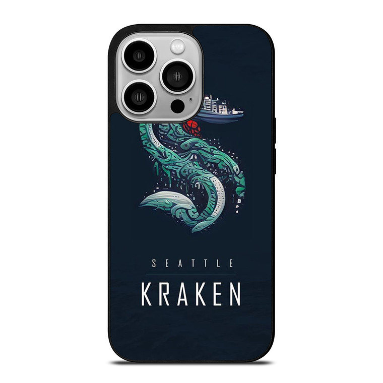 SEATTLE KRAKEN HOCKEY TEAM LOGO iPhone 14 Pro Case Cover