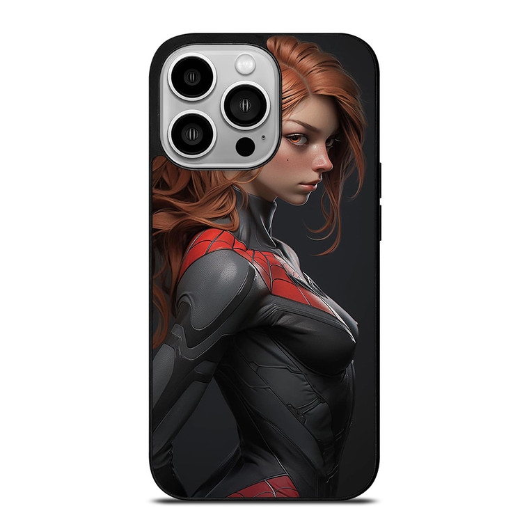 SEXY CARTOON SPIDER GIRL MARVEL COMICS iPhone 14 Pro Case Cover
