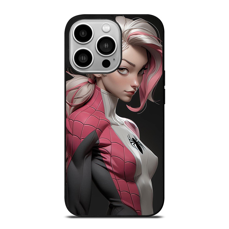 SEXY SPIDER GIRL MARVEL COMICS CARTOON iPhone 14 Pro Case Cover