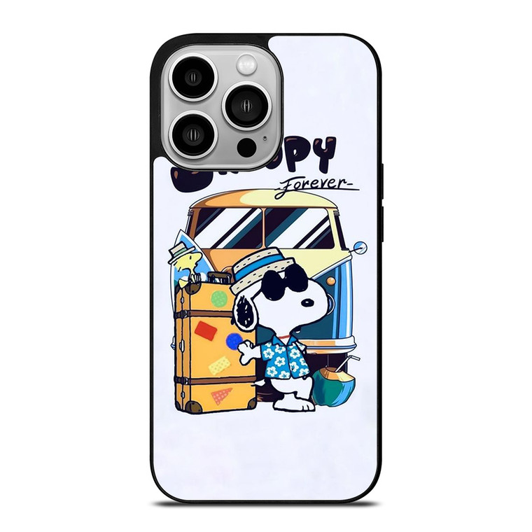 SNOOPY THE PEANUTS CHARLIE BROWN CARTOON FOREVER iPhone 14 Pro Case Cover