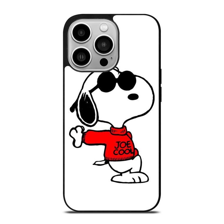 SNOOPY THE PEANUTS CHARLIE BROWN JOE COOL iPhone 14 Pro Case Cover