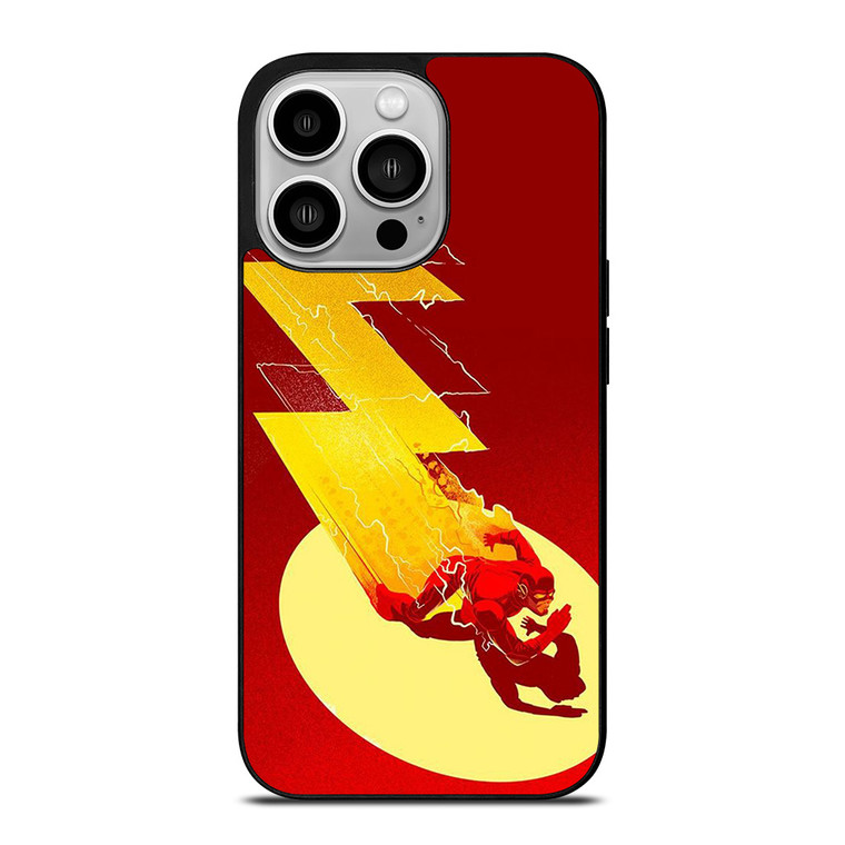 THE FLASH LOGO ART CARTOON iPhone 14 Pro Case Cover THE FLASH LOGO ART CARTOON iPhone 14 Pro Case Cover