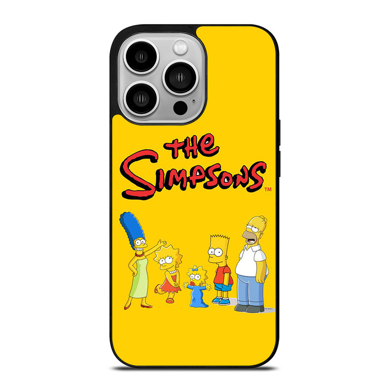 THE SIMPSONS FAMILY CARTOON iPhone 14 Pro Case Cover