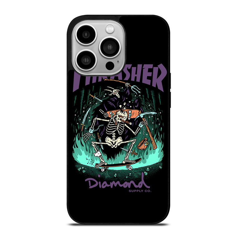 THRASHER DIAMOND SUPPLY CO iPhone 14 Pro Case Cover