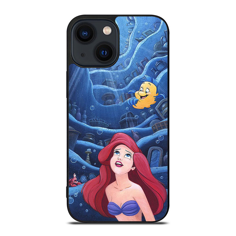 ARIEL THE LITTLE MERMAID CLASSIC DISNEY CARTOON iPhone 14 Plus Case Cover