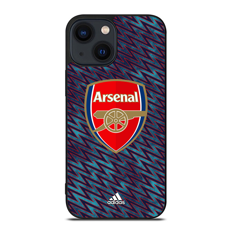 ARSENAL FOOTBALL CLUB ADIDAS iPhone 14 Plus Case Cover ARSENAL FOOTBALL CLUB ADIDAS iPhone 14 Plus Case Cover