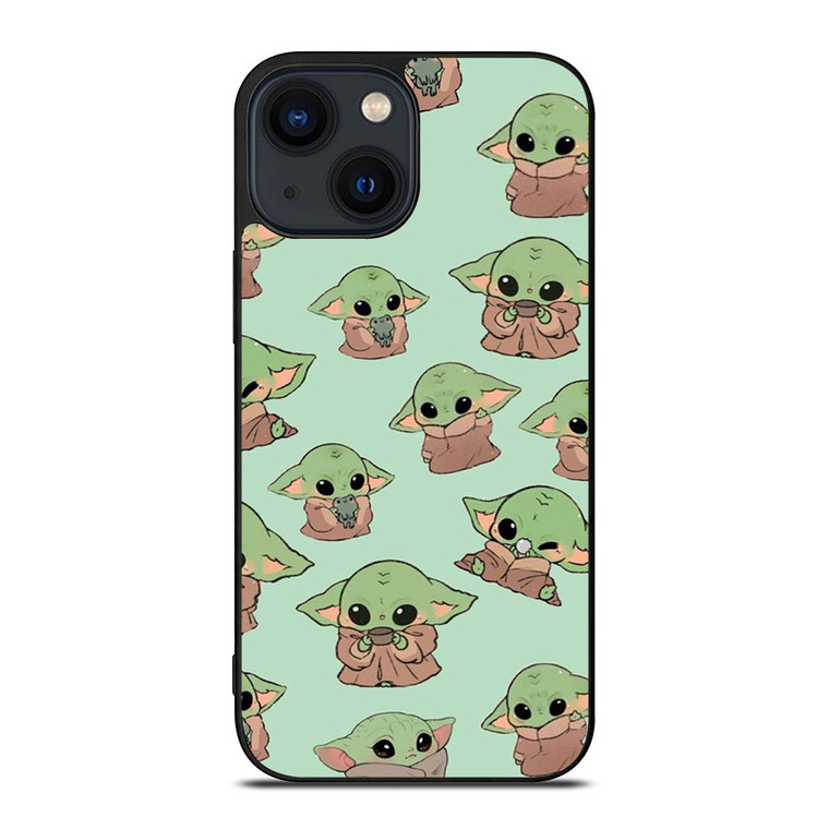 BABY YODA STAR WARS CARTOON iPhone 14 Plus Case Cover