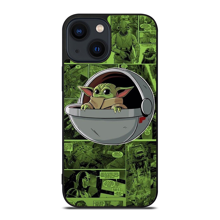 BABY YODA STAR WARS COMICS iPhone 14 Plus Case Cover