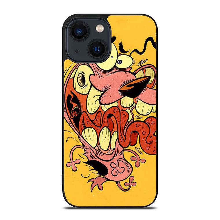 COURAGE THE COWARDY DOG CARTOON iPhone 14 Plus Case Cover