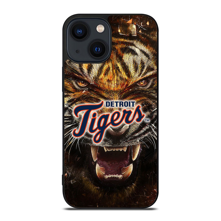 DETORIT TIGERS CLUB ICON BASEBALL TEAM MLB LOGO iPhone 14 Plus Case Cover