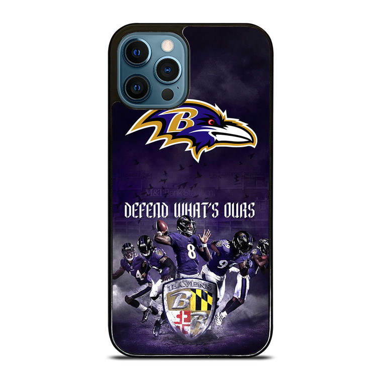 BALTIMORE RAVENS FOOTBALL TEAM iPhone 12 Pro Max Case Cover