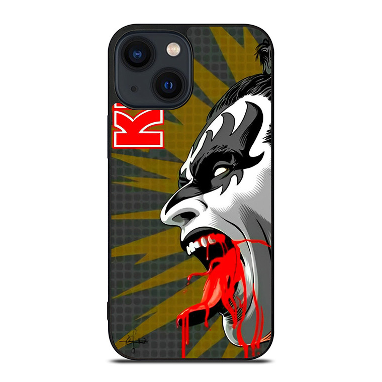 GENE SIMMONS KISS BAND ART iPhone 14 Plus Case Cover