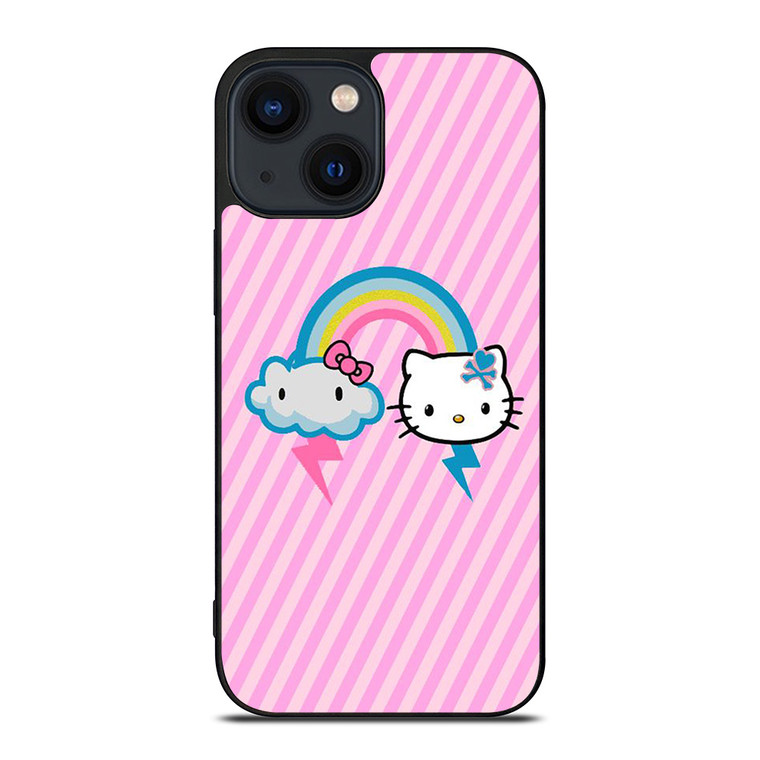 HELLO KITTY CLOUD RAINBOW iPhone 14 Plus Case Cover