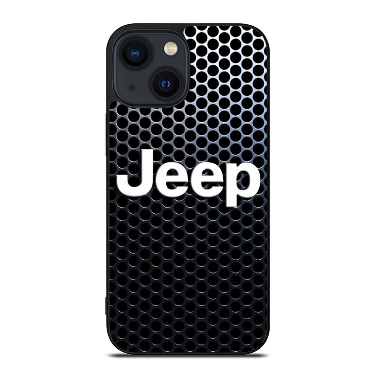 JEEP LOGO METAL ICON iPhone 14 Plus Case Cover