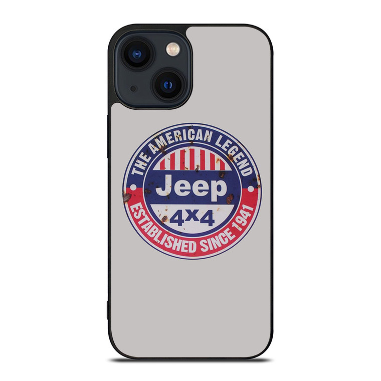 JEEP THE AMERICAN LEGEND 1941 iPhone 14 Plus Case Cover JEEP THE AMERICAN LEGEND 1941 iPhone 14 Plus Case Cover
