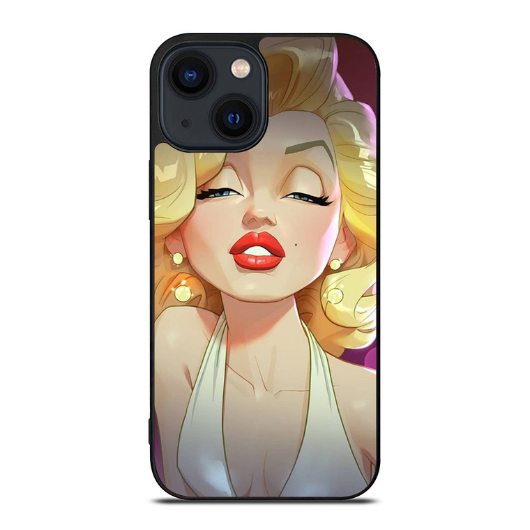 MARILYN MONROE SEXY CARTOON iPhone 14 Plus Case Cover