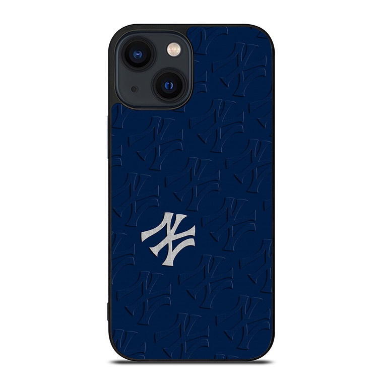 NEW YORK YANKEES ICON LOGO BASEBALL BLUE iPhone 14 Plus Case Cover