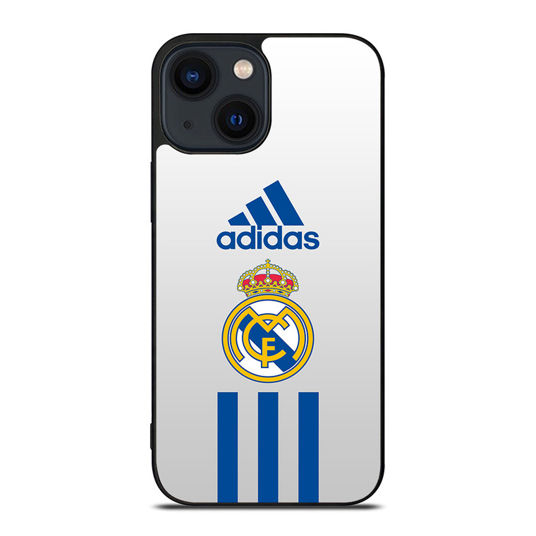 REAL MADRID CF ADIDAS STRIPES iPhone 14 Plus Case Cover