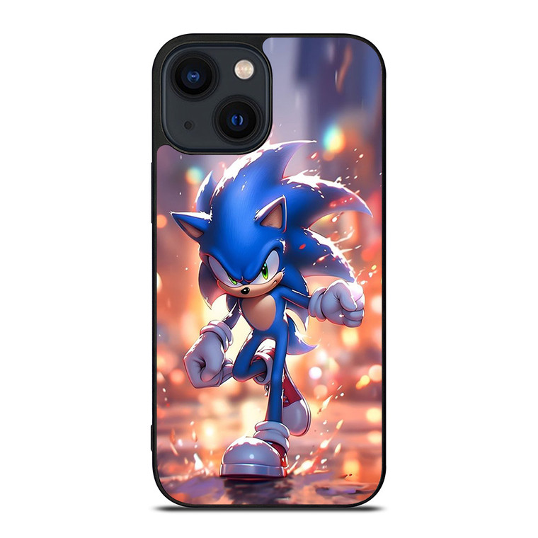 SONIC THE HEDGEHOG ANIMATION RUNNING iPhone 14 Plus Case Cover
