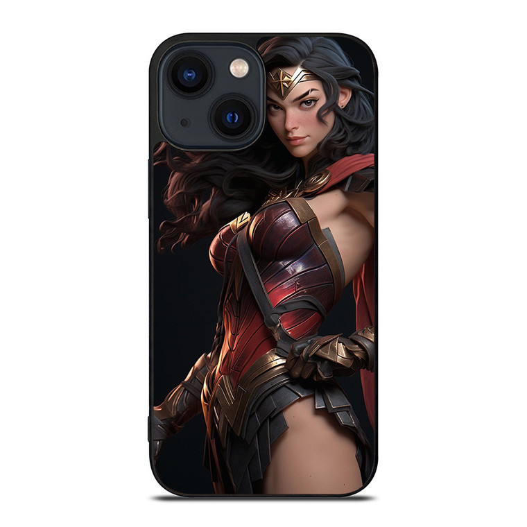 WONDER WOMAN DC COMIC BEAUTIFUL SUPERHERO iPhone 14 Plus Case Cover