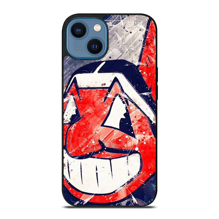 CLEVELAND INDIANS LOGO BASEBALL TEAM MLB ICON iPhone 14 Case Cover