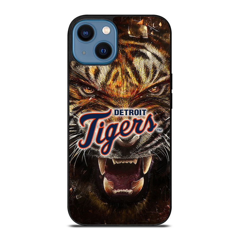 DETORIT TIGERS CLUB ICON BASEBALL TEAM MLB LOGO iPhone 14 Case Cover