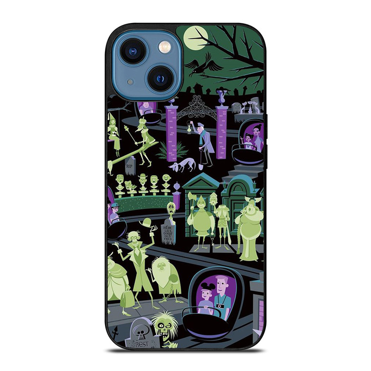 DISNEY THE HAUNTED MANSION CARTOON iPhone 14 Case Cover