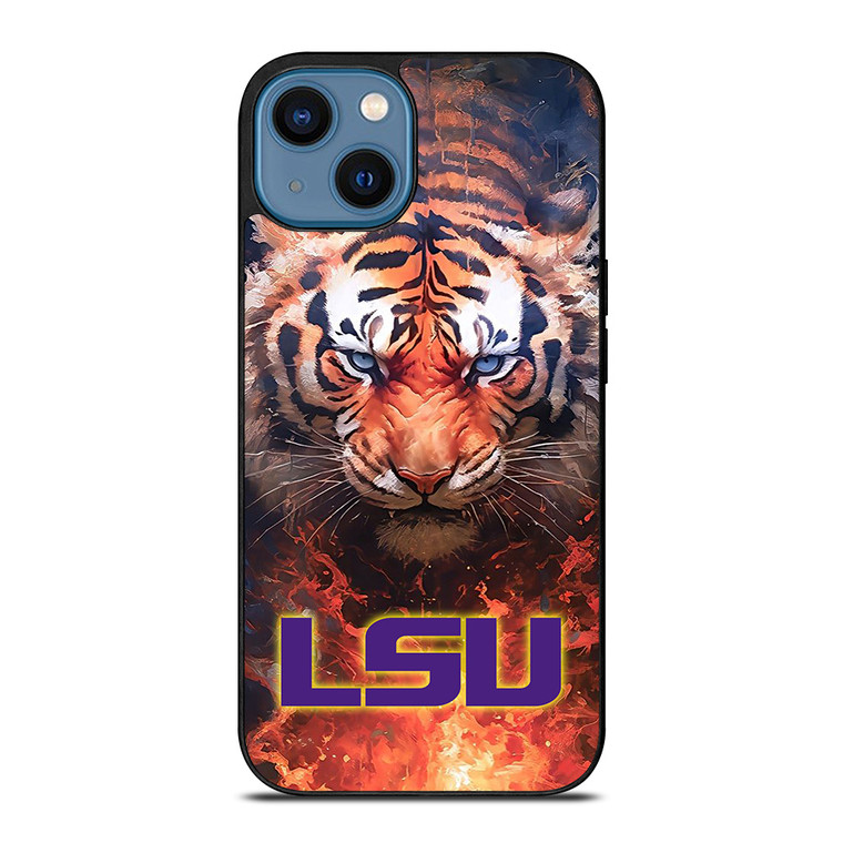 LSU TIGERS LOGO LOUISIANA STATE UNIVERSITY ICON iPhone 14 Case Cover