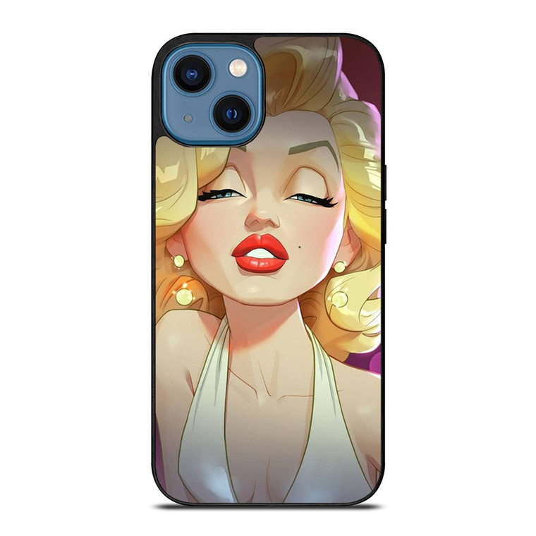 MARILYN MONROE SEXY CARTOON iPhone 14 Case Cover