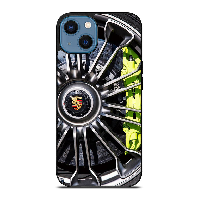 PORSCHE CAR ICON WHEEL LOGO iPhone 14 Case Cover