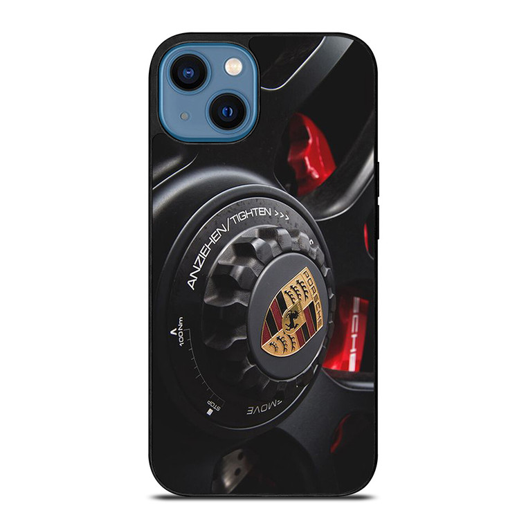 PORSCHE CAR LOGO WHEEL ICON iPhone 14 Case Cover