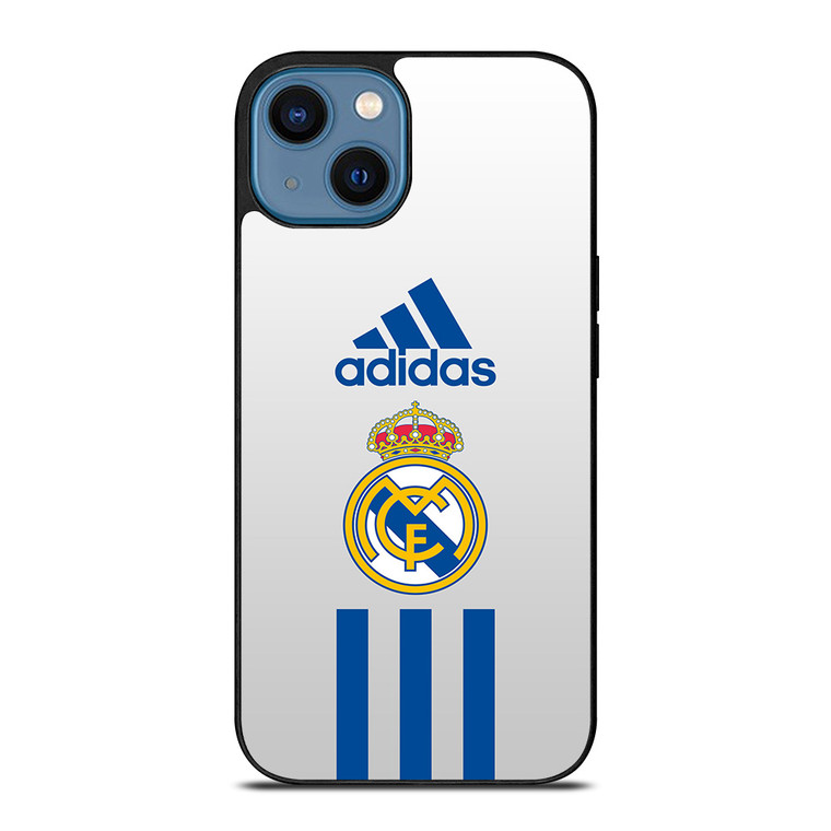 REAL MADRID CF ADIDAS STRIPES iPhone 14 Case Cover