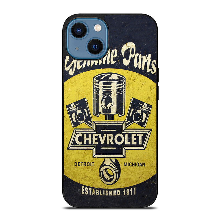 RETRO POSTER CHEVY CHEVROLET iPhone 14 Case Cover