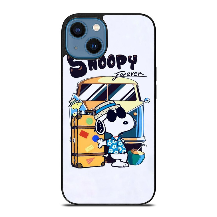 SNOOPY THE PEANUTS CHARLIE BROWN CARTOON FOREVER iPhone 14 Case Cover