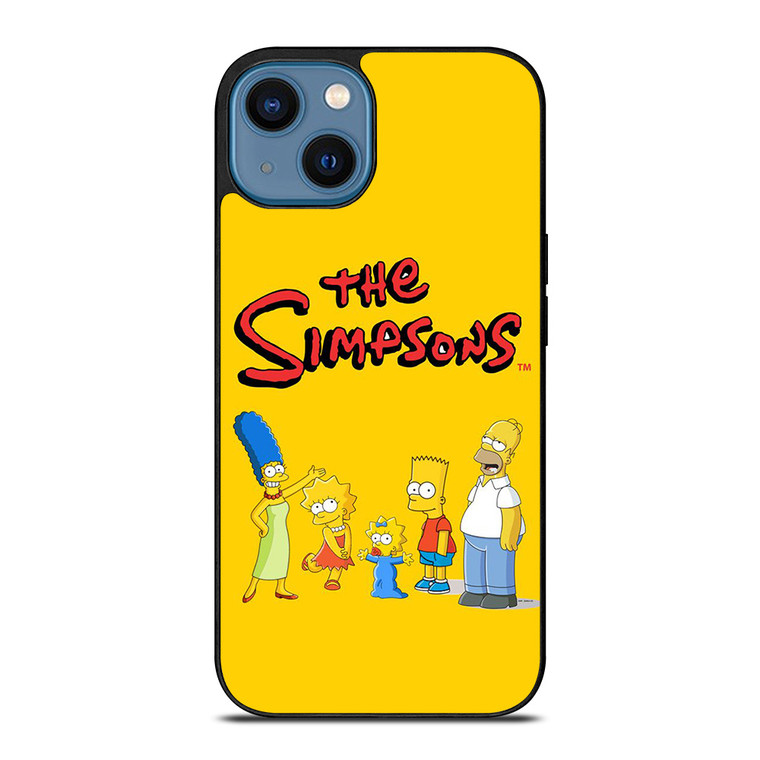 THE SIMPSONS FAMILY CARTOON iPhone 14 Case Cover