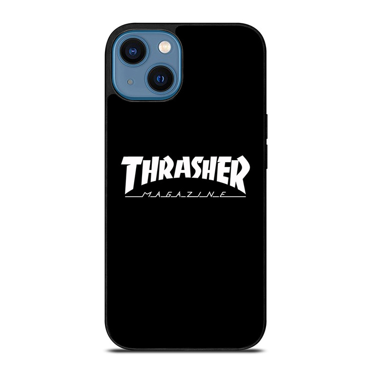 THRASHER SKATEBOARD MAGAZINE BLACK iPhone 14 Case Cover