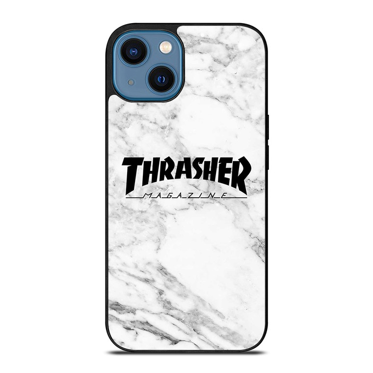 THRASHER SKATEBOARD MAGAZINE LOGO MARBLE iPhone 14 Case Cover