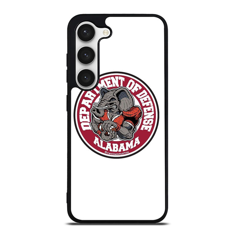 ALABAMA CRIMSON TIDE BAMA LOGO DEFENCE DEPARTMENT Samsung Galaxy S23 Case Cover
