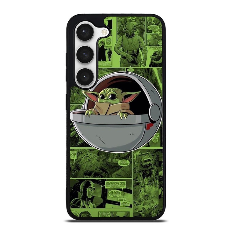 BABY YODA STAR WARS COMICS Samsung Galaxy S23 Case Cover