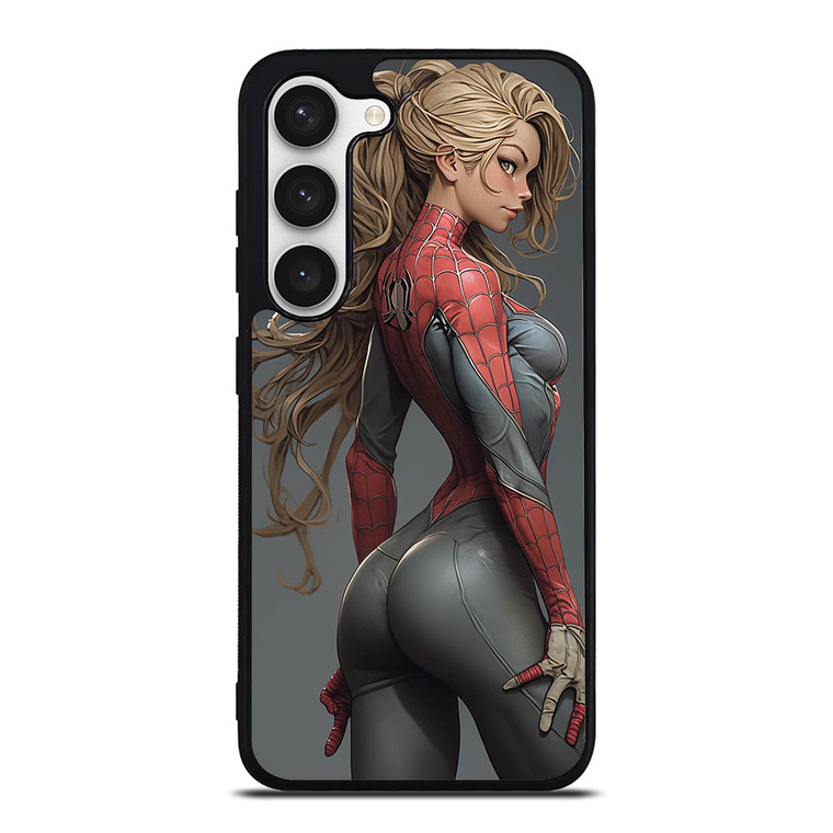 CARTOON SPIDER GIRL SEXY MARVEL COMICS Samsung Galaxy S23 Case Cover