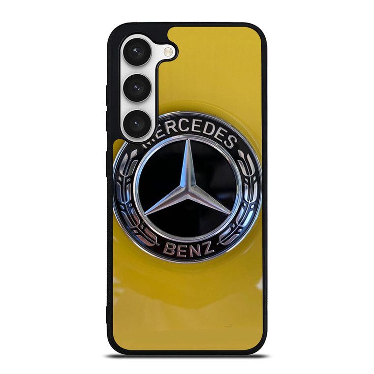 MERCEDES BENZ CAR LOGO YELLOW ICON Samsung Galaxy S23 Case Cover