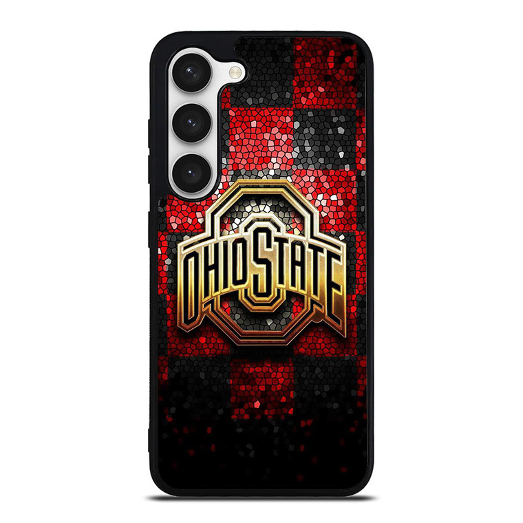 OHIO STATE LOGO FOOTBALL MOZAIC ICON Samsung Galaxy S23 Case Cover