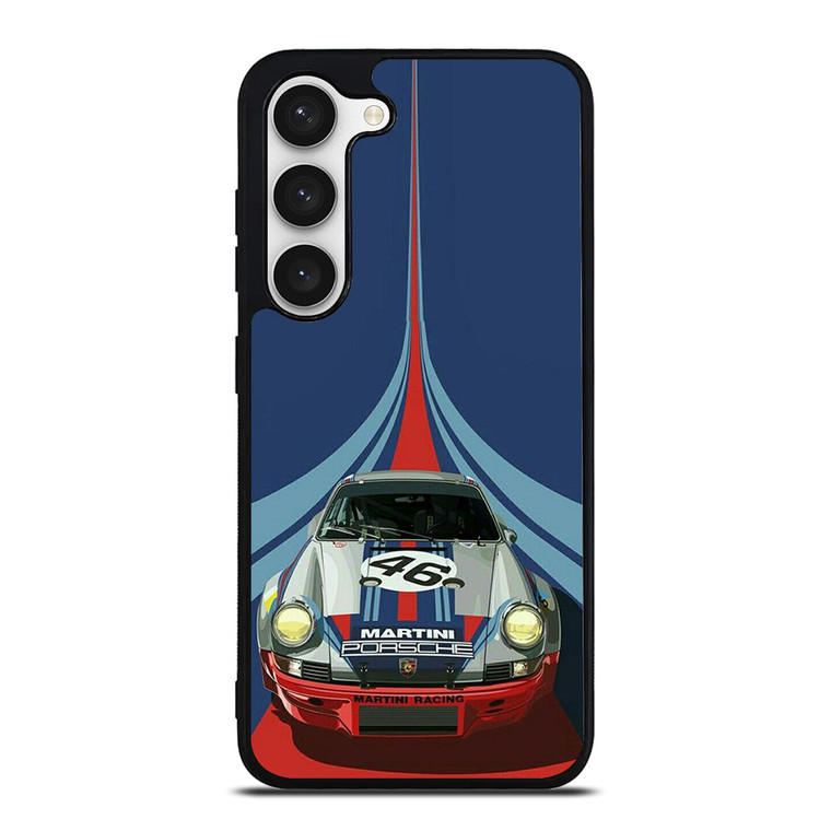 PORSCHE MARTINI RACING CAR LOGO 46 Samsung Galaxy S23 Case Cover