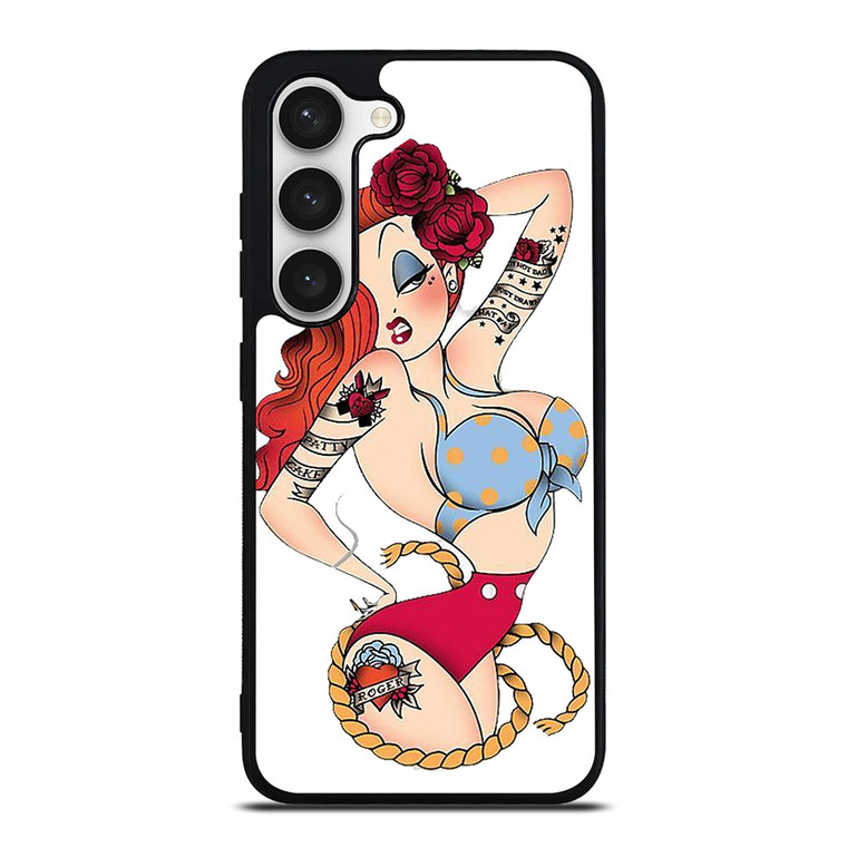 SAILOR JERRY TATTOO JESSICA RABBIT Samsung Galaxy S23 Case Cover