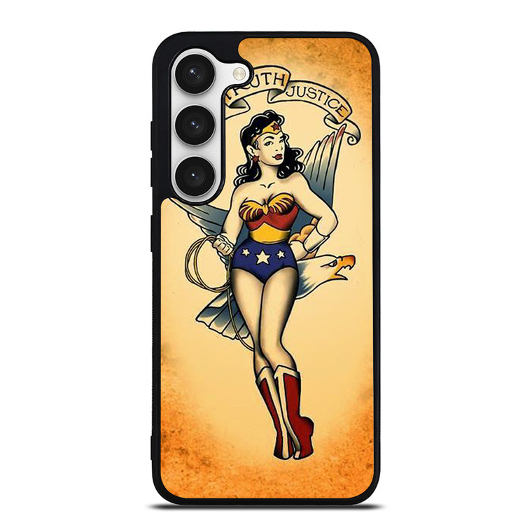 SAILOR JERRY TATTOO WONDER WOMAN Samsung Galaxy S23 Case Cover