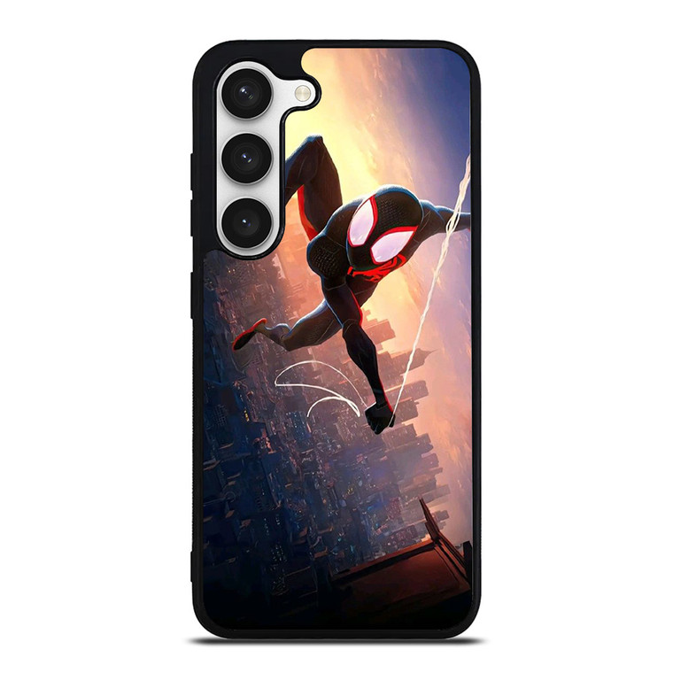 SPIDERMAN MILES MORALES ACROSS SPIDER-VERSE SWING Samsung Galaxy S23 Case Cover